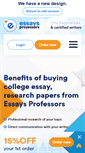 Mobile Screenshot of essaysprofessors.com